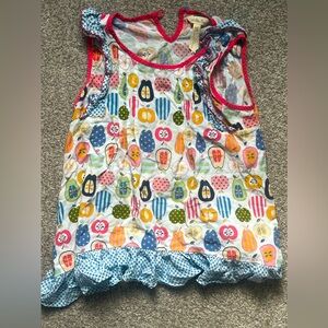 Matilda Jane Girls Top - Size 10 - Apples and Gingham top